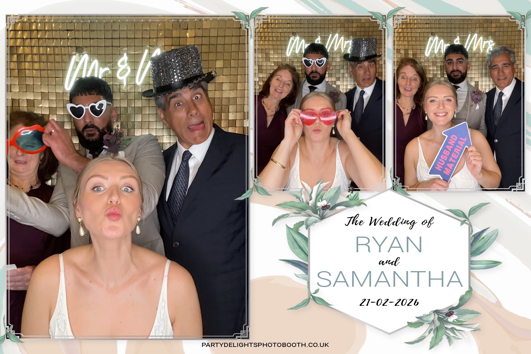 Samantha & Ryan Powar | View more photos from the event at gallery.partydelightsphotobooth.co.uk/u/PartyDelightsPhotoBooth/Samantha-Ryan-Powar