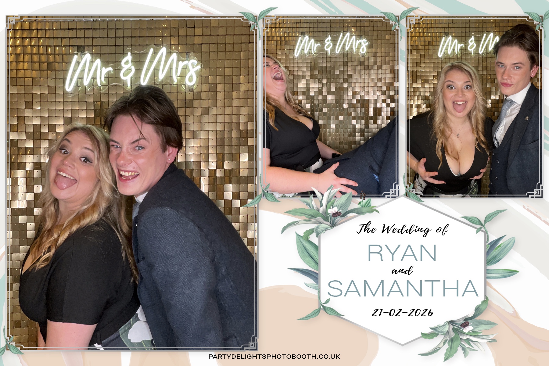 Samantha & Ryan Powar | View more photos from the event at gallery.partydelightsphotobooth.co.uk/u/PartyDelightsPhotoBooth/Samantha-Ryan-Powar