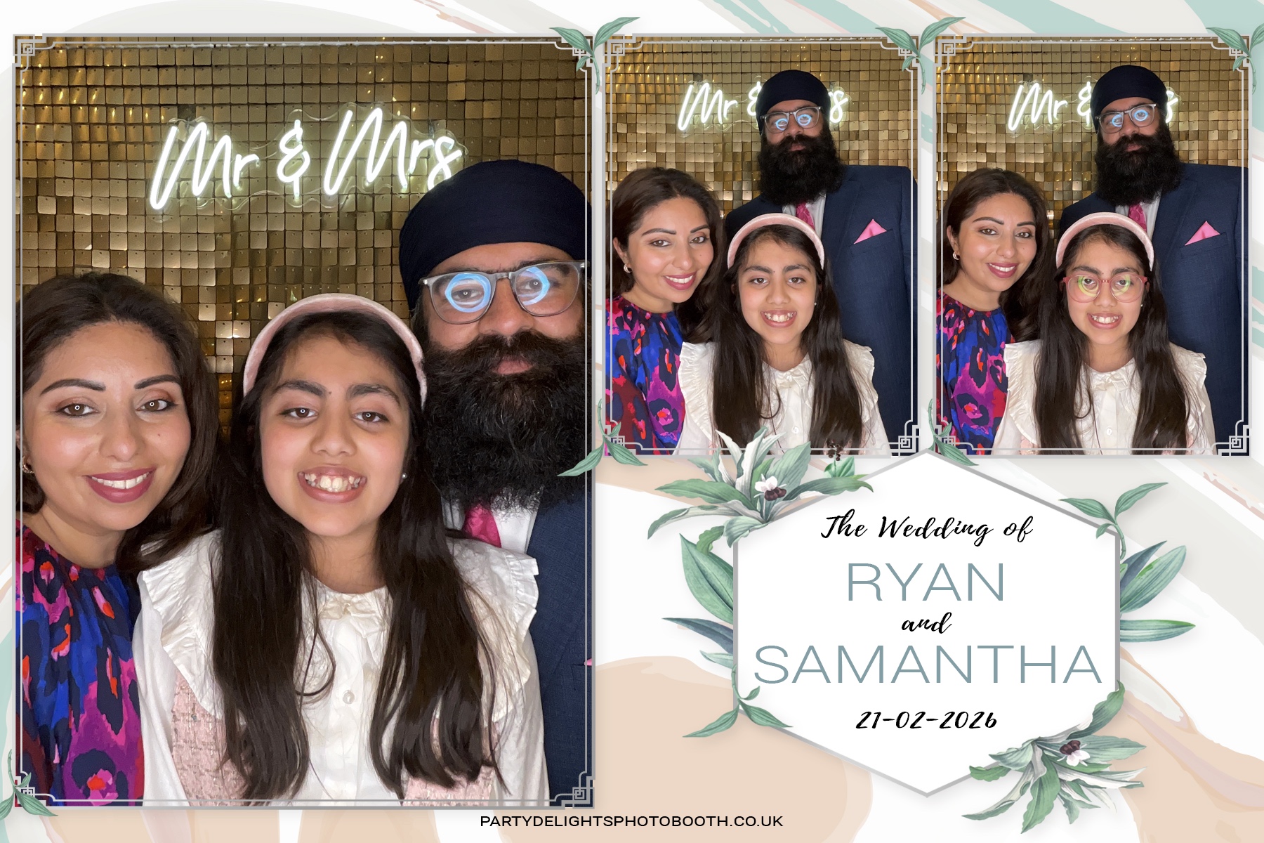 Samantha & Ryan Powar | View more photos from the event at gallery.partydelightsphotobooth.co.uk/u/PartyDelightsPhotoBooth/Samantha-Ryan-Powar