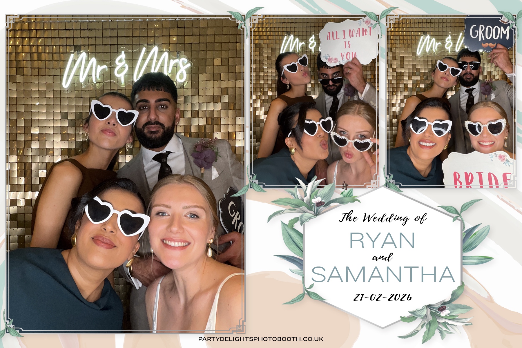 Samantha & Ryan Powar | View more photos from the event at gallery.partydelightsphotobooth.co.uk/u/PartyDelightsPhotoBooth/Samantha-Ryan-Powar