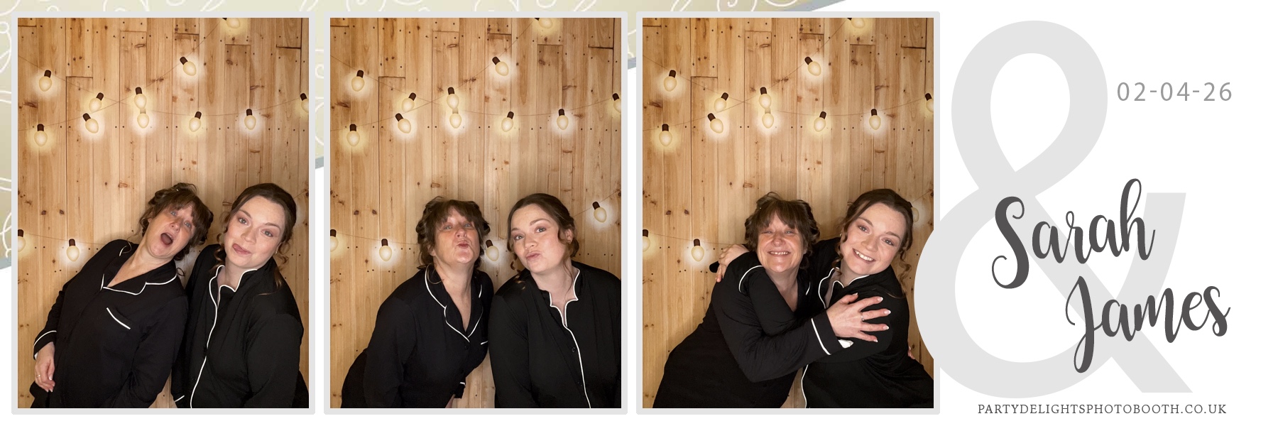 Sarah & James Wedding | View more photos from the event at gallery.partydelightsphotobooth.co.uk/u/PartyDelightsPhotoBooth/Sarah-James-Wedding