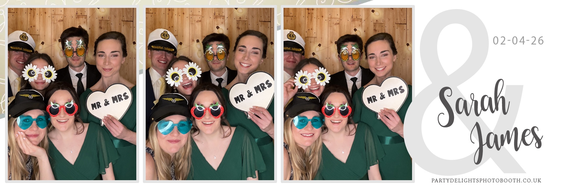 Sarah & James Wedding | View more photos from the event at gallery.partydelightsphotobooth.co.uk/u/PartyDelightsPhotoBooth/Sarah-James-Wedding