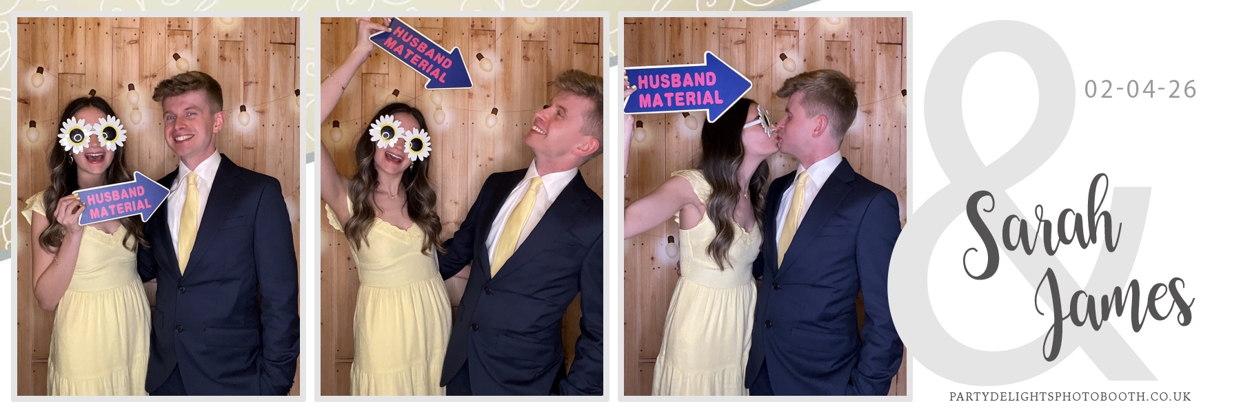 Sarah & James Wedding | View more photos from the event at gallery.partydelightsphotobooth.co.uk/u/PartyDelightsPhotoBooth/Sarah-James-Wedding