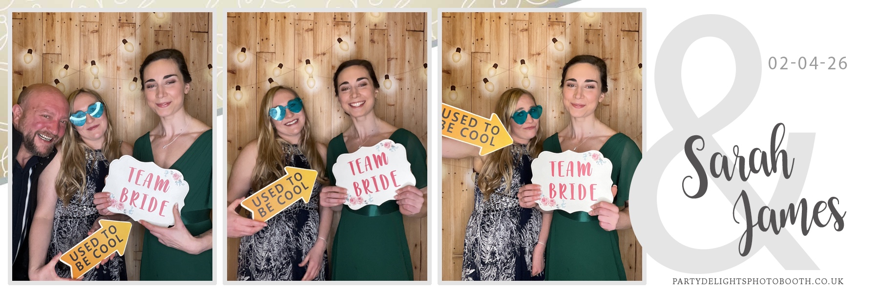 Sarah & James Wedding | View more photos from the event at gallery.partydelightsphotobooth.co.uk/u/PartyDelightsPhotoBooth/Sarah-James-Wedding