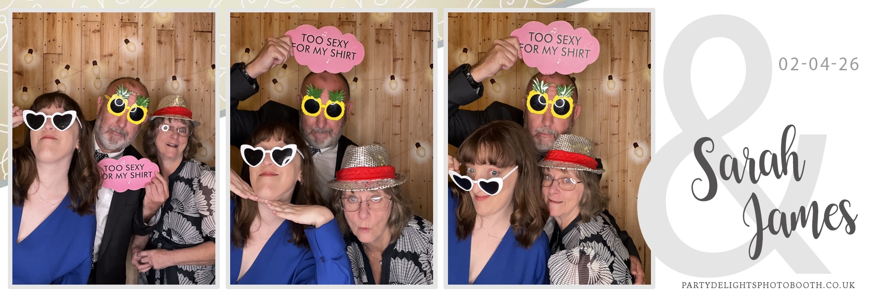 Sarah & James Wedding | View more photos from the event at gallery.partydelightsphotobooth.co.uk/u/PartyDelightsPhotoBooth/Sarah-James-Wedding