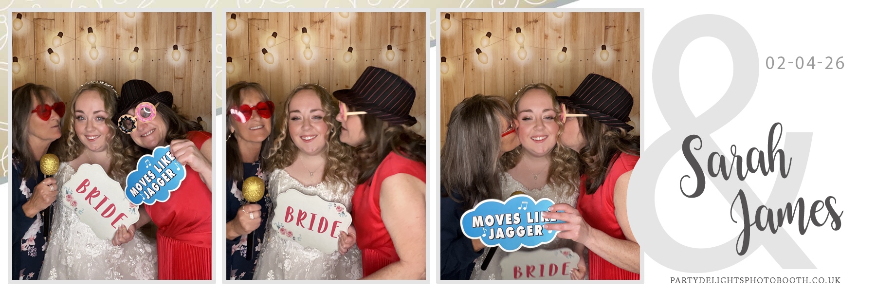 Sarah & James Wedding | View more photos from the event at gallery.partydelightsphotobooth.co.uk/u/PartyDelightsPhotoBooth/Sarah-James-Wedding