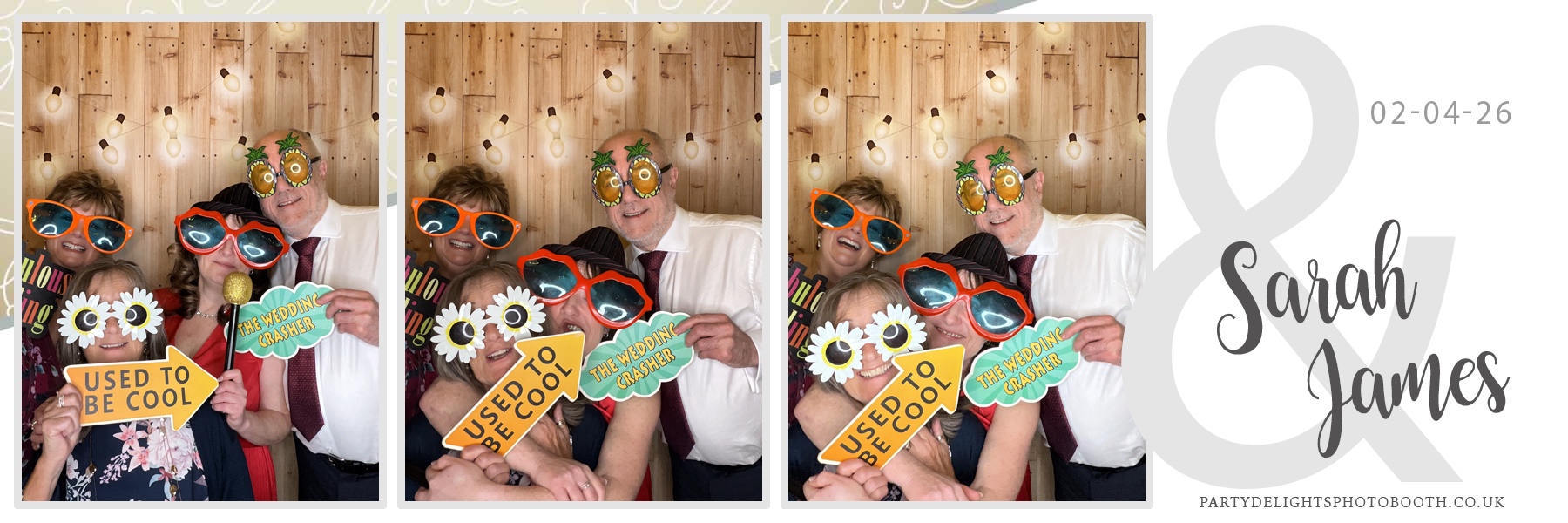 Sarah & James Wedding | View more photos from the event at gallery.partydelightsphotobooth.co.uk/u/PartyDelightsPhotoBooth/Sarah-James-Wedding