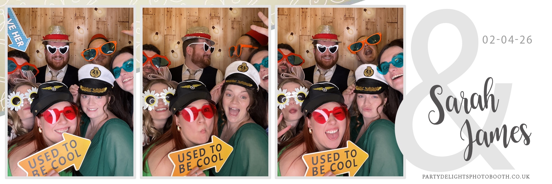 Sarah & James Wedding | View more photos from the event at gallery.partydelightsphotobooth.co.uk/u/PartyDelightsPhotoBooth/Sarah-James-Wedding