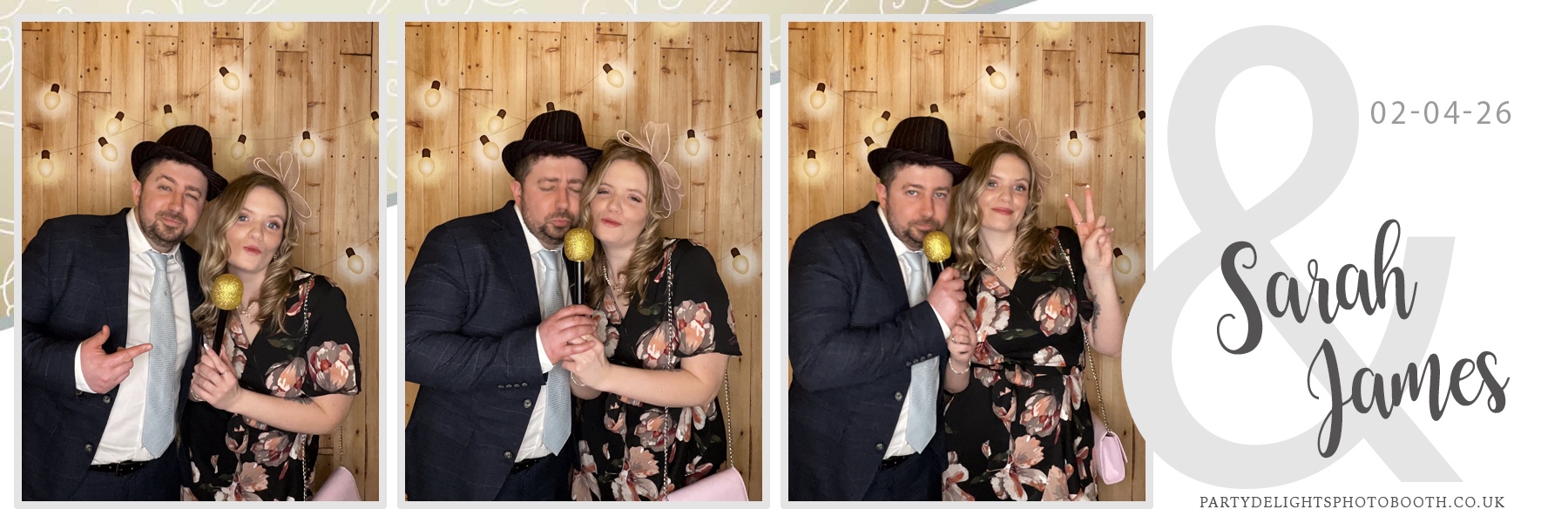 Sarah & James Wedding | View more photos from the event at gallery.partydelightsphotobooth.co.uk/u/PartyDelightsPhotoBooth/Sarah-James-Wedding