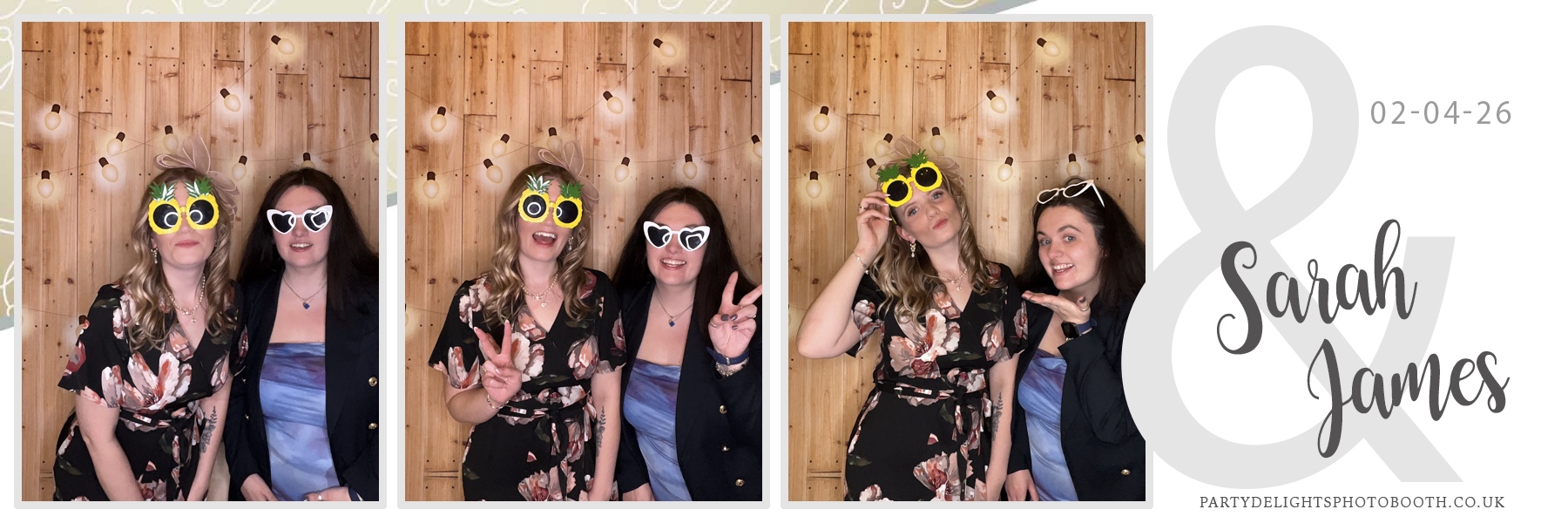 Sarah & James Wedding | View more photos from the event at gallery.partydelightsphotobooth.co.uk/u/PartyDelightsPhotoBooth/Sarah-James-Wedding