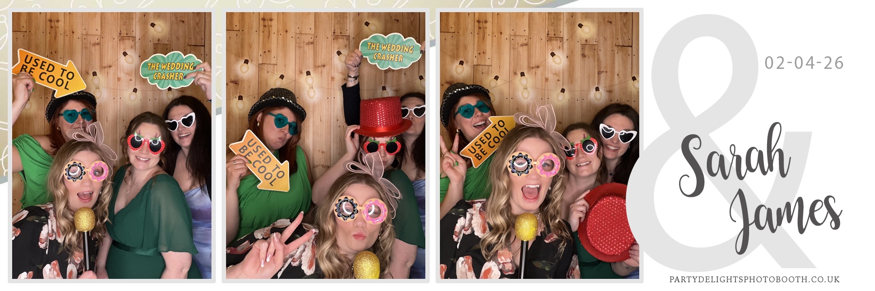 Sarah & James Wedding | View more photos from the event at gallery.partydelightsphotobooth.co.uk/u/PartyDelightsPhotoBooth/Sarah-James-Wedding