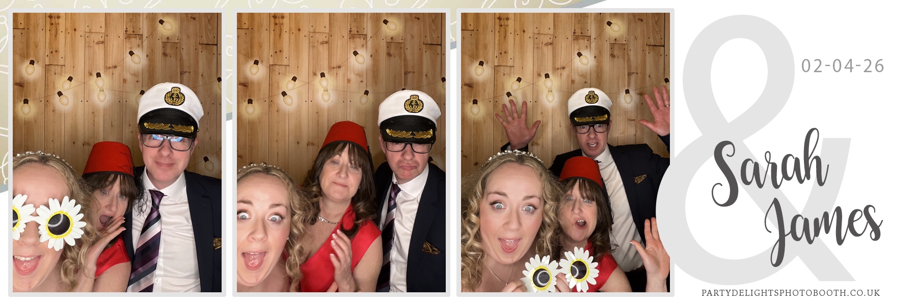 Sarah & James Wedding | View more photos from the event at gallery.partydelightsphotobooth.co.uk/u/PartyDelightsPhotoBooth/Sarah-James-Wedding