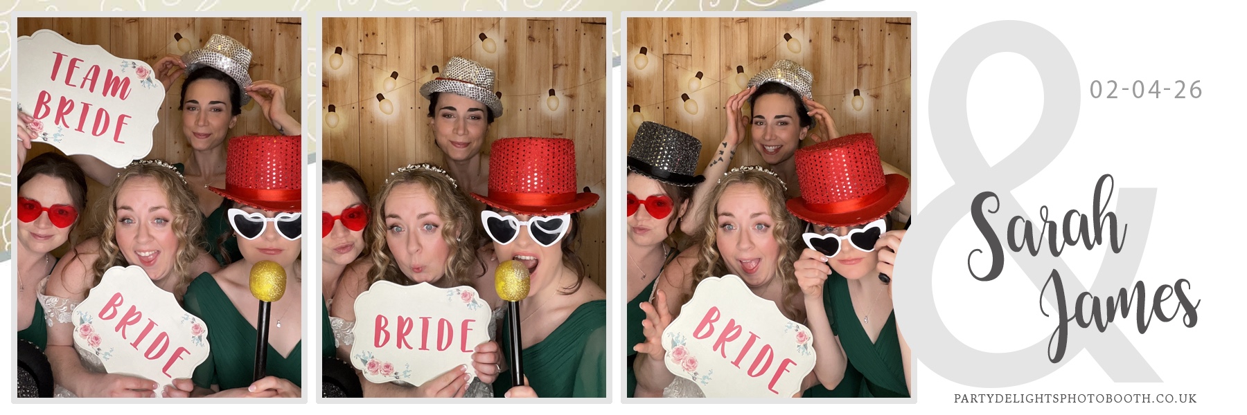 Sarah & James Wedding | View more photos from the event at gallery.partydelightsphotobooth.co.uk/u/PartyDelightsPhotoBooth/Sarah-James-Wedding