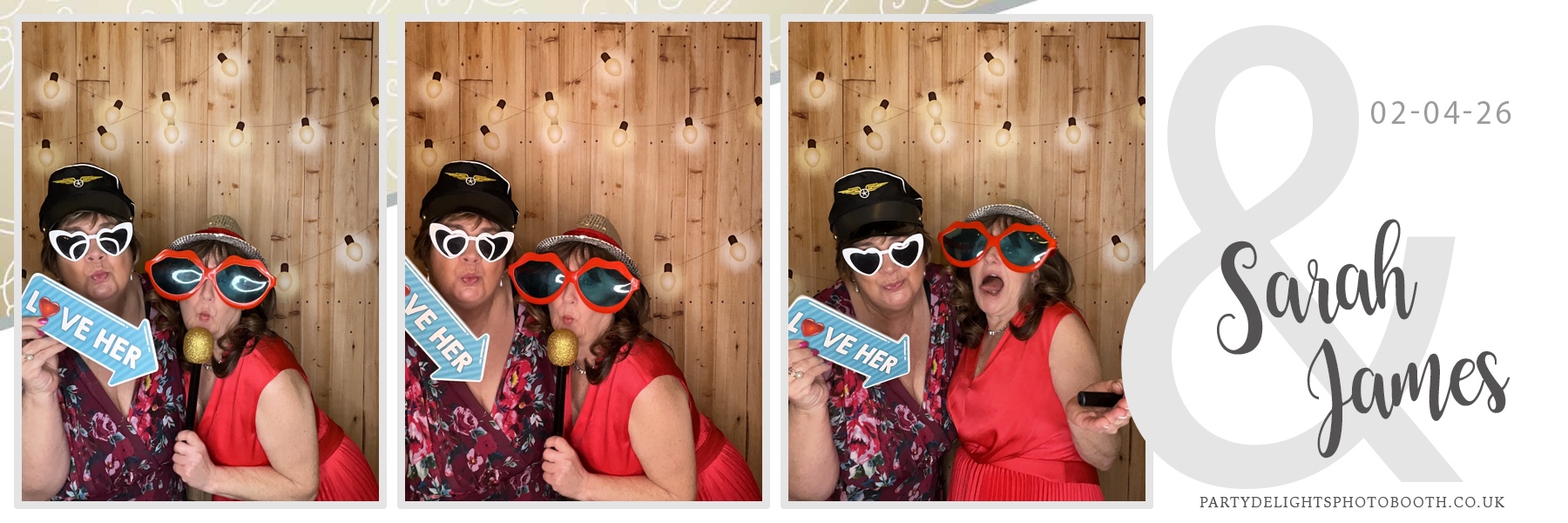 Sarah & James Wedding | View more photos from the event at gallery.partydelightsphotobooth.co.uk/u/PartyDelightsPhotoBooth/Sarah-James-Wedding