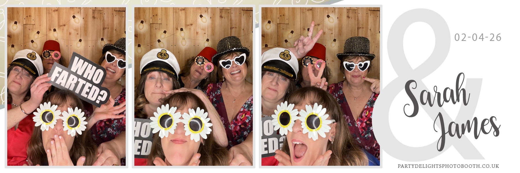 Sarah & James Wedding | View more photos from the event at gallery.partydelightsphotobooth.co.uk/u/PartyDelightsPhotoBooth/Sarah-James-Wedding