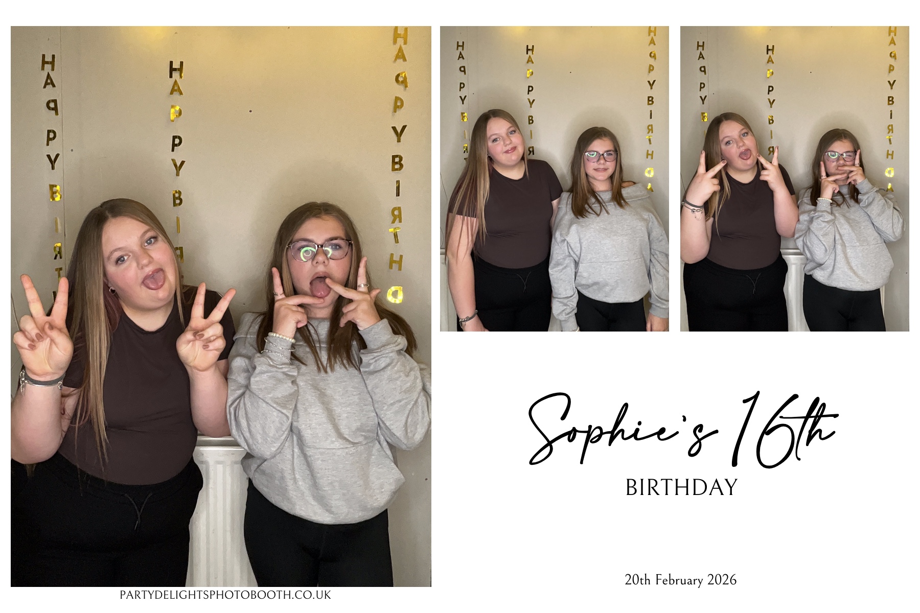 Sophie's 16th Birthday | View more photos from the event at gallery.partydelightsphotobooth.co.uk/u/PartyDelightsPhotoBooth/Sophies-16th-Birthday-0
