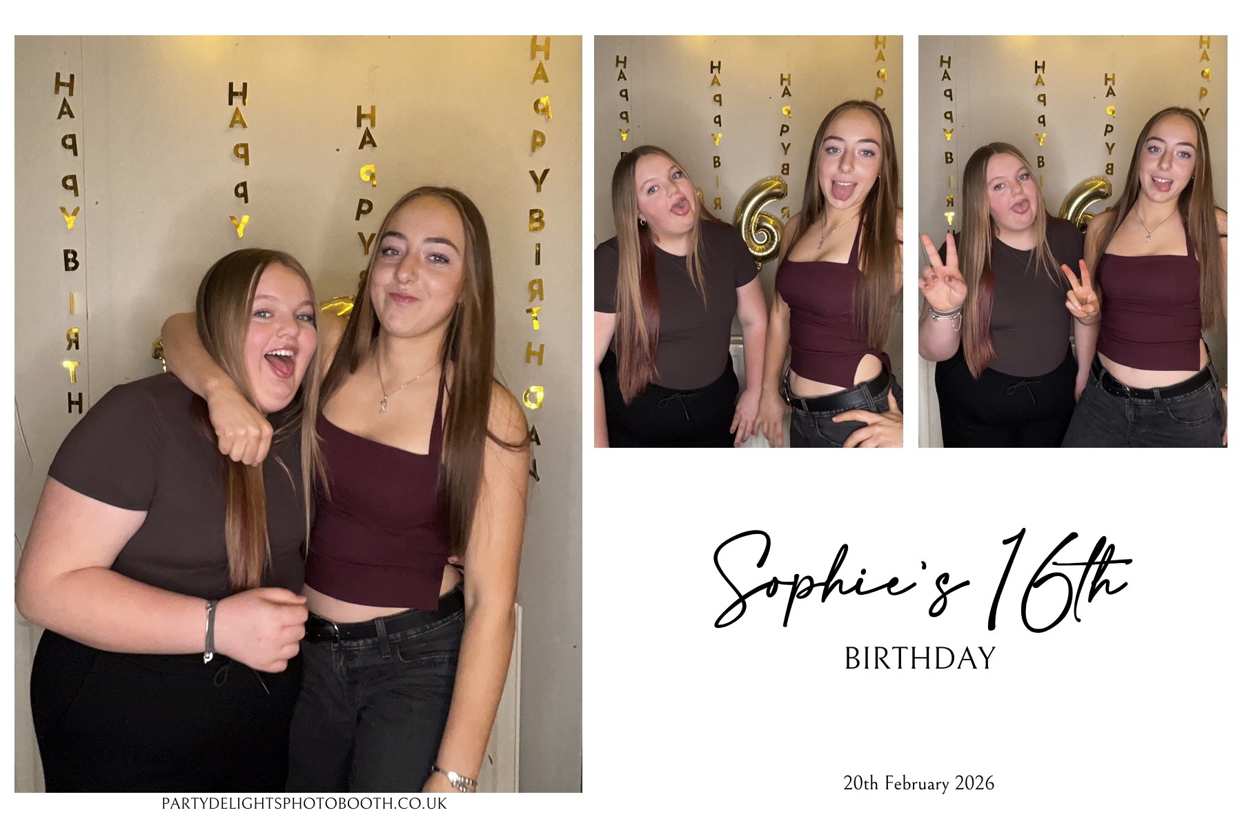 Sophie's 16th Birthday | View more photos from the event at gallery.partydelightsphotobooth.co.uk/u/PartyDelightsPhotoBooth/Sophies-16th-Birthday-0