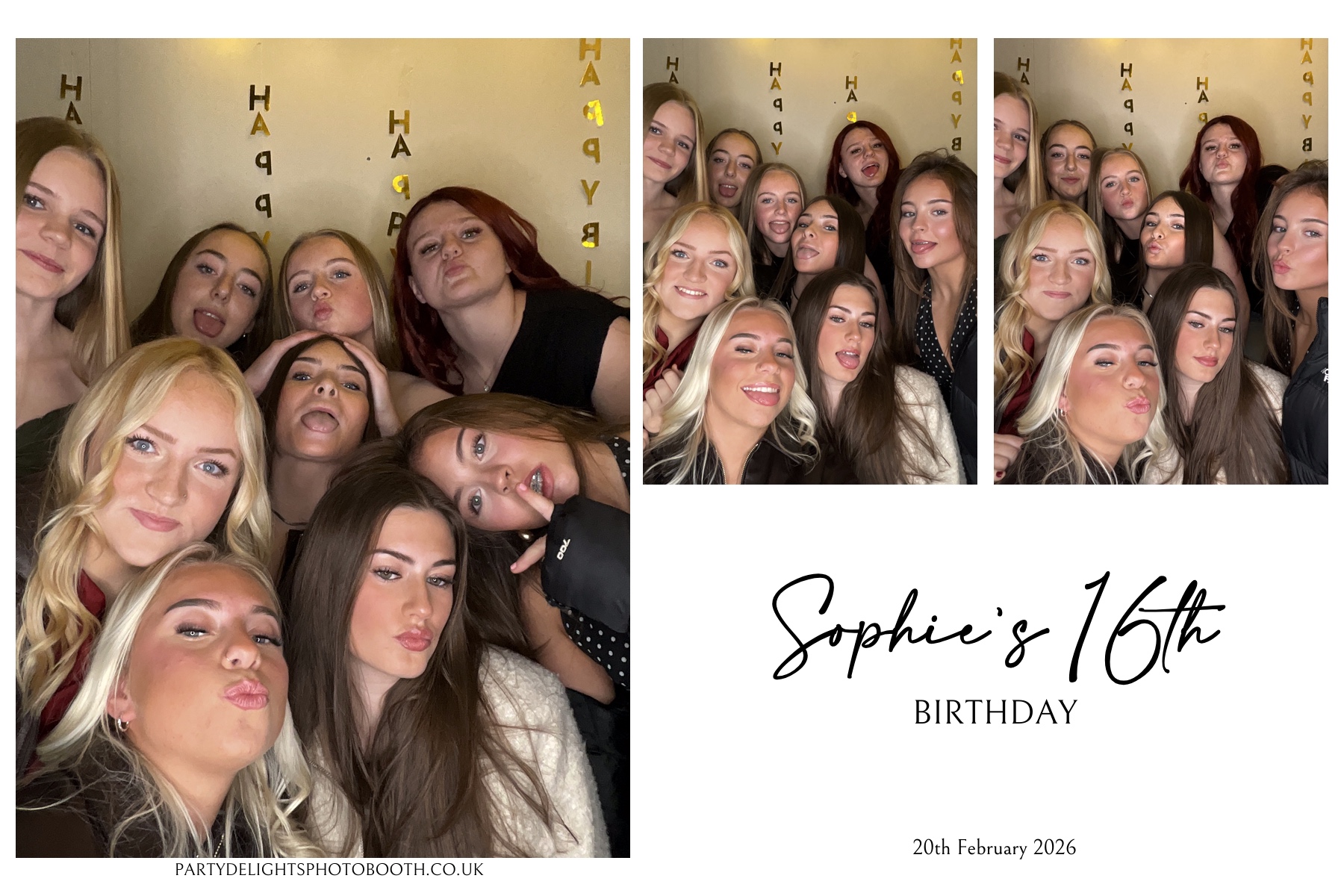 Sophie's 16th Birthday | View more photos from the event at gallery.partydelightsphotobooth.co.uk/u/PartyDelightsPhotoBooth/Sophies-16th-Birthday-0