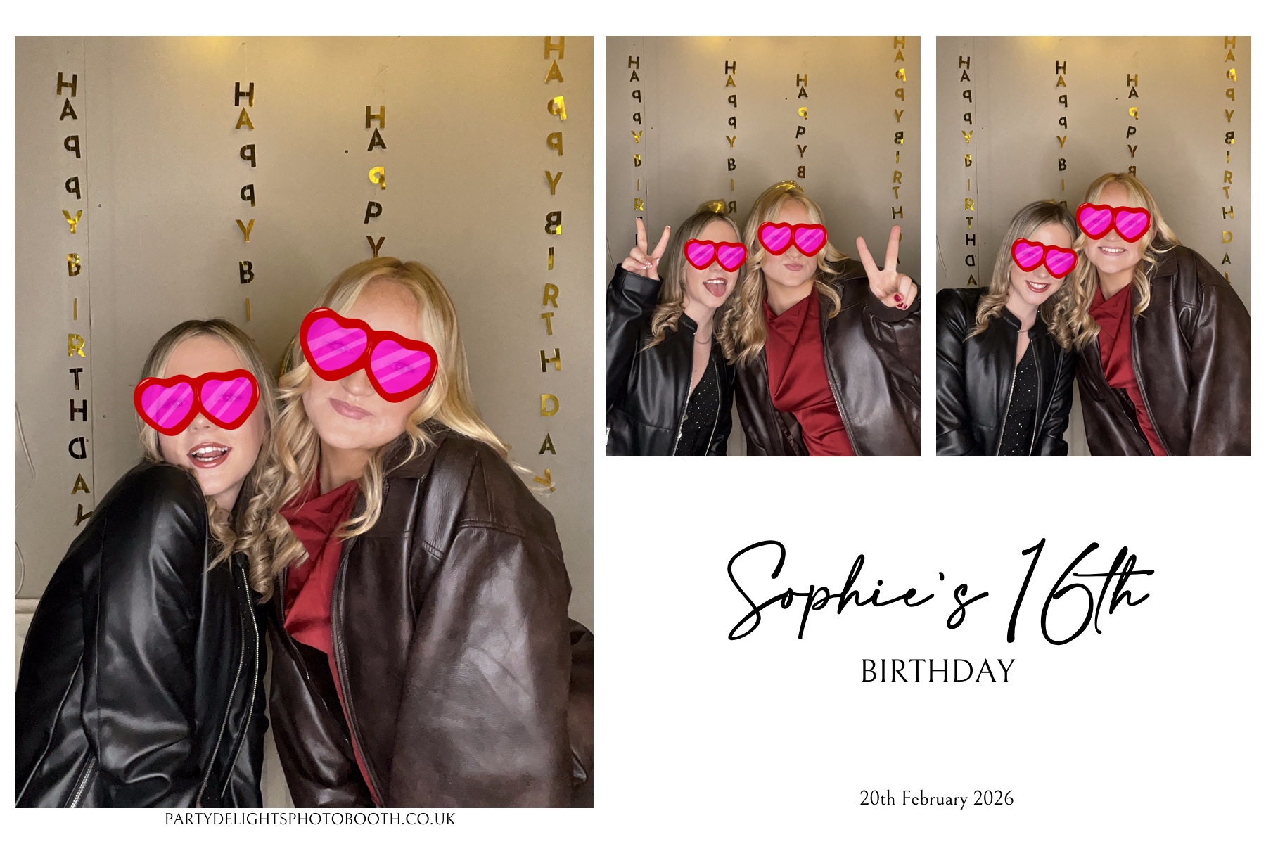 Sophie's 16th Birthday | View more photos from the event at gallery.partydelightsphotobooth.co.uk/u/PartyDelightsPhotoBooth/Sophies-16th-Birthday-0