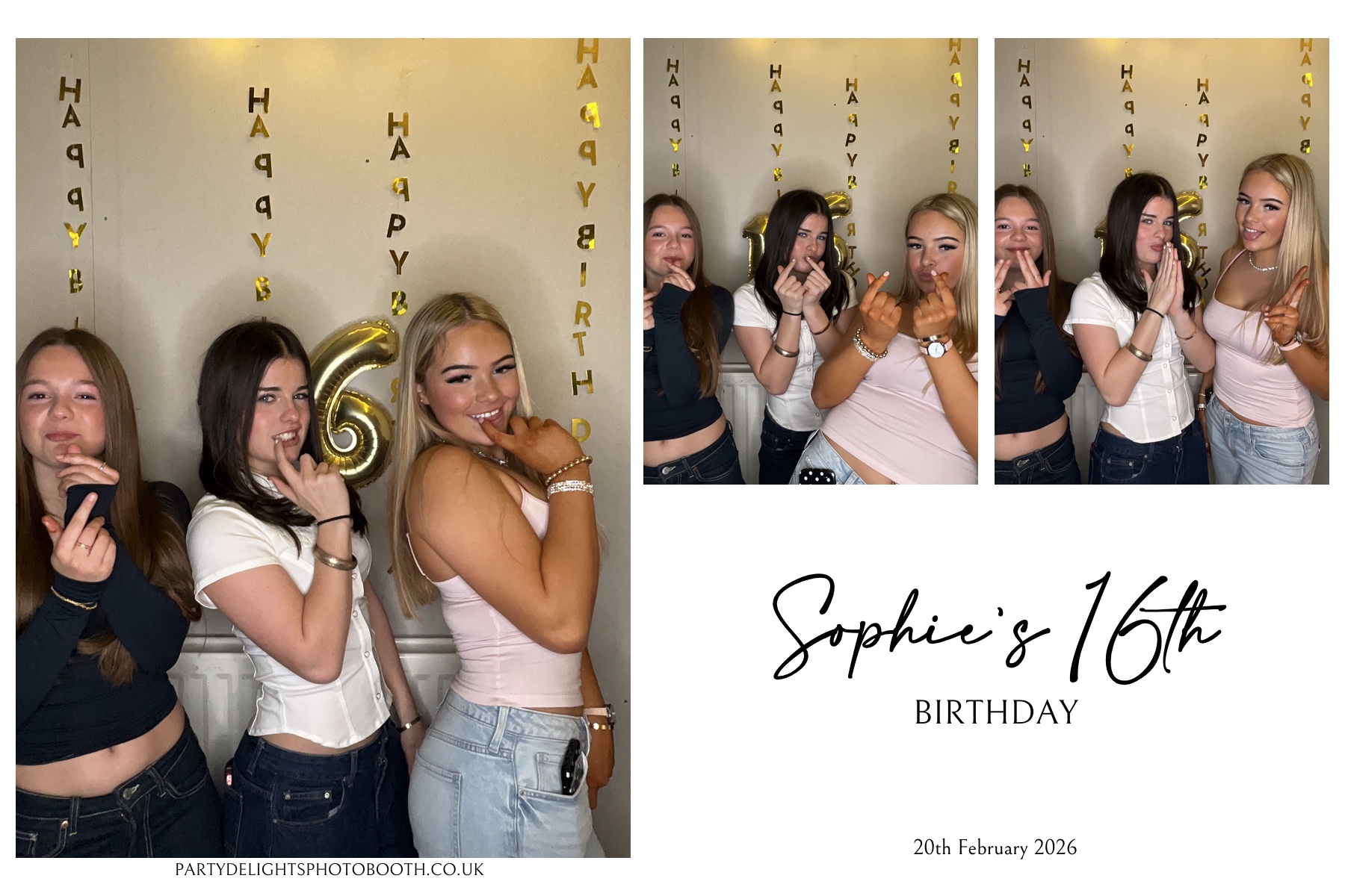 Sophie's 16th Birthday | View more photos from the event at gallery.partydelightsphotobooth.co.uk/u/PartyDelightsPhotoBooth/Sophies-16th-Birthday-0