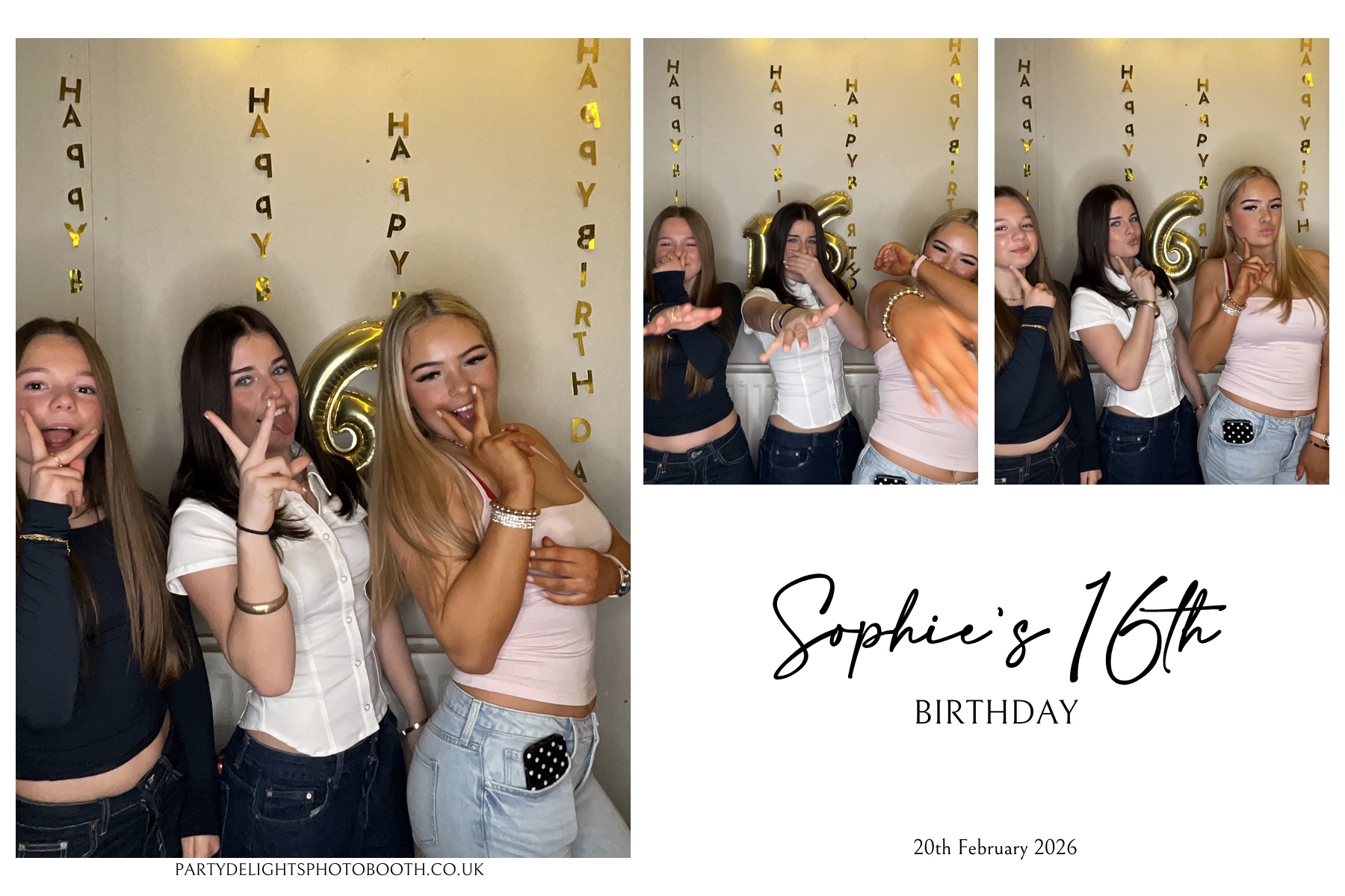 Sophie's 16th Birthday | View more photos from the event at gallery.partydelightsphotobooth.co.uk/u/PartyDelightsPhotoBooth/Sophies-16th-Birthday-0