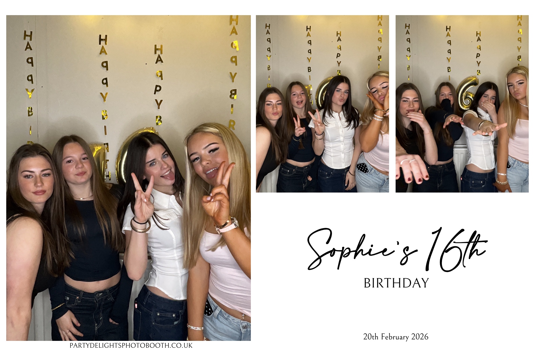 Sophie's 16th Birthday | View more photos from the event at gallery.partydelightsphotobooth.co.uk/u/PartyDelightsPhotoBooth/Sophies-16th-Birthday-0