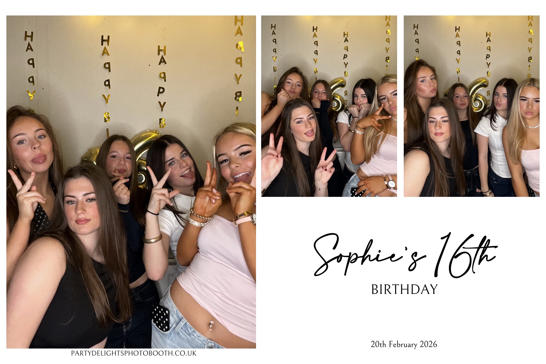 Sophie's 16th Birthday | View more photos from the event at gallery.partydelightsphotobooth.co.uk/u/PartyDelightsPhotoBooth/Sophies-16th-Birthday-0
