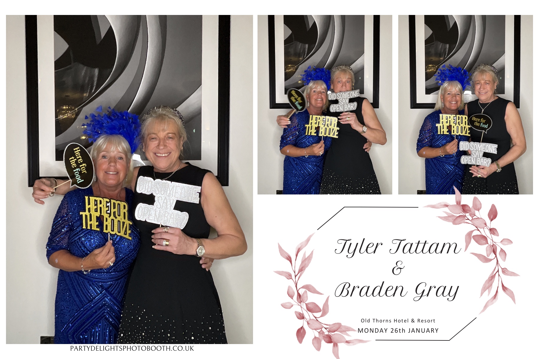 Tyler & Braden's Wedding | View more photos from the event at gallery.partydelightsphotobooth.co.uk/u/PartyDelightsPhotoBooth/Tyler-Bradens-Wedding