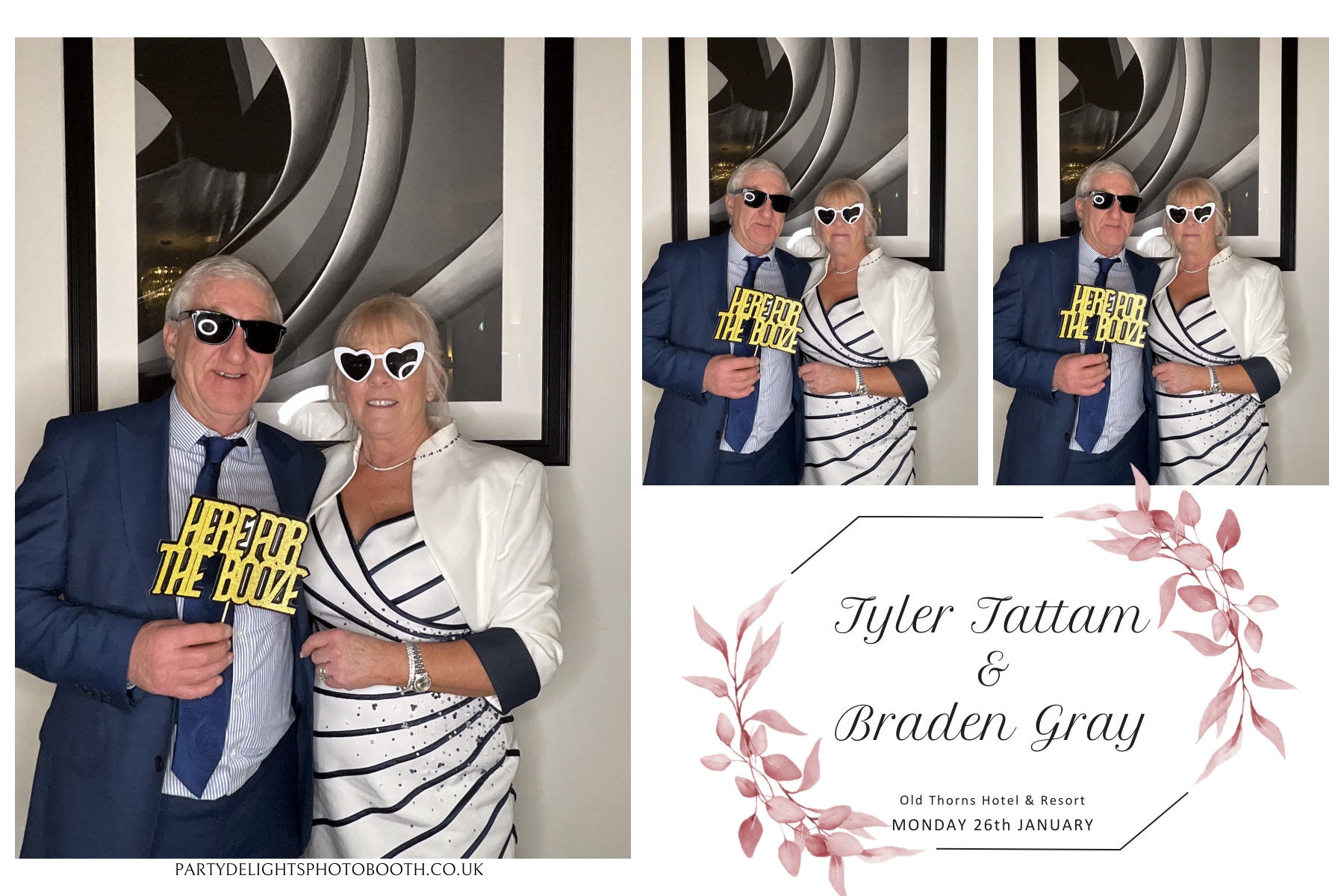 Tyler & Braden's Wedding | View more photos from the event at gallery.partydelightsphotobooth.co.uk/u/PartyDelightsPhotoBooth/Tyler-Bradens-Wedding