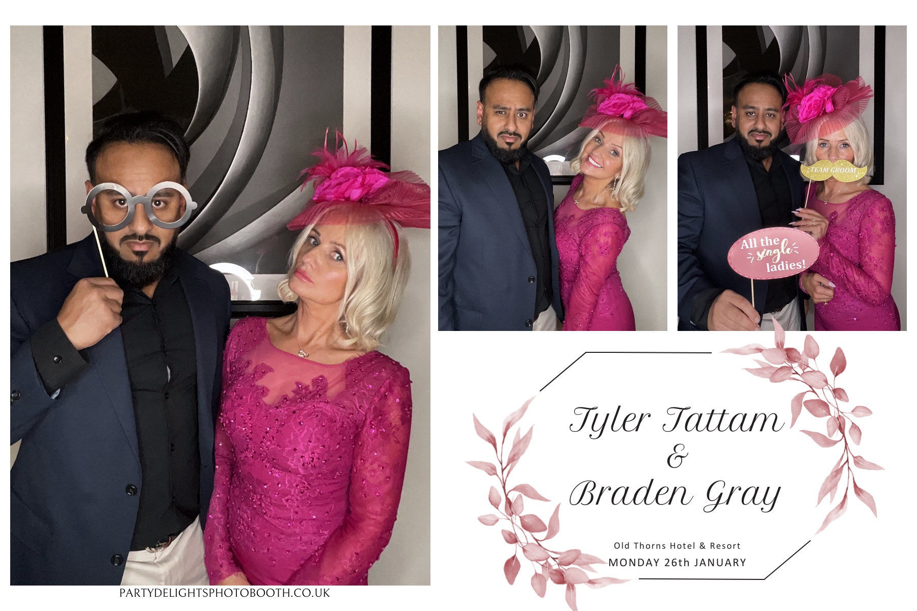 Tyler & Braden's Wedding | View more photos from the event at gallery.partydelightsphotobooth.co.uk/u/PartyDelightsPhotoBooth/Tyler-Bradens-Wedding