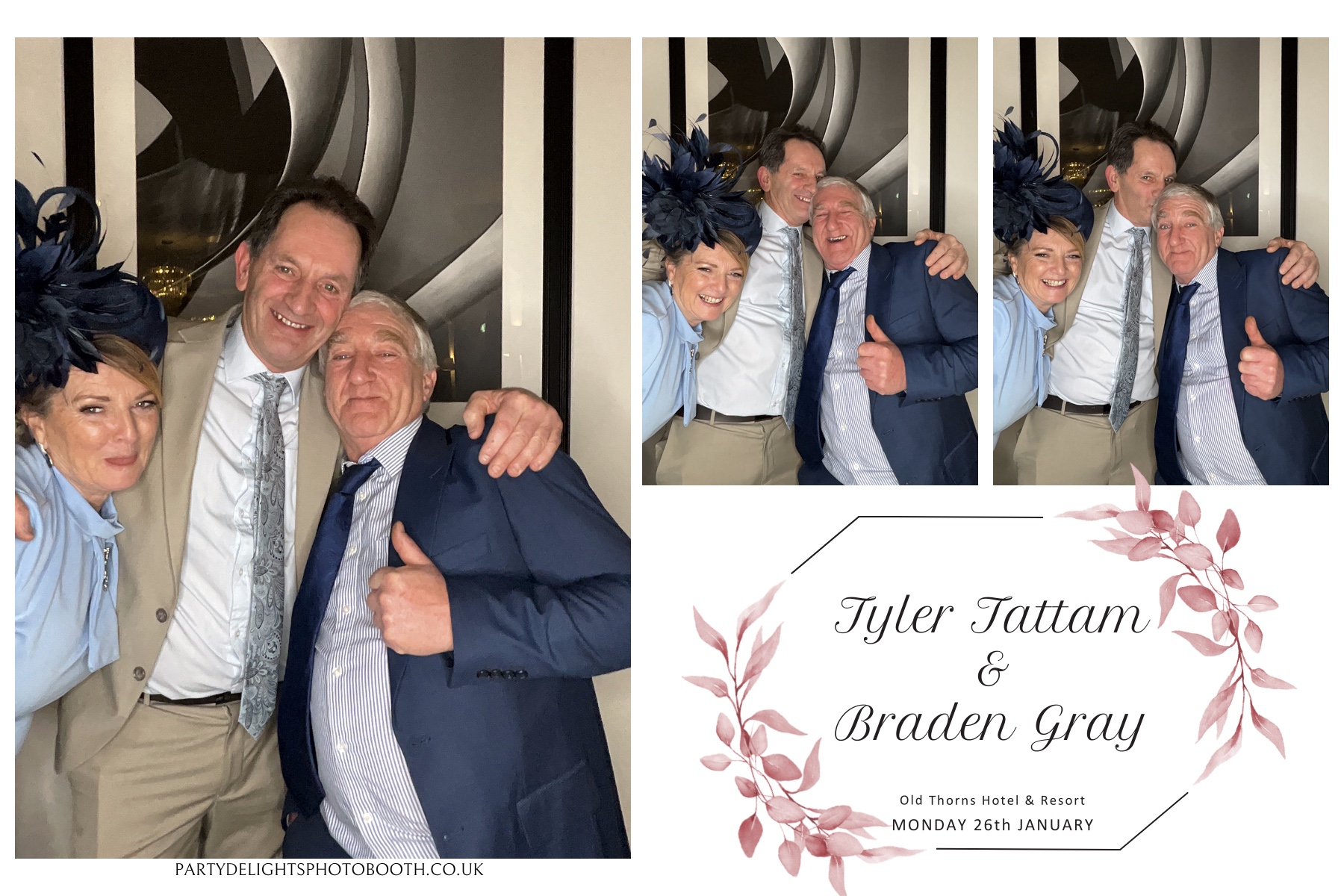 Tyler & Braden's Wedding | View more photos from the event at gallery.partydelightsphotobooth.co.uk/u/PartyDelightsPhotoBooth/Tyler-Bradens-Wedding