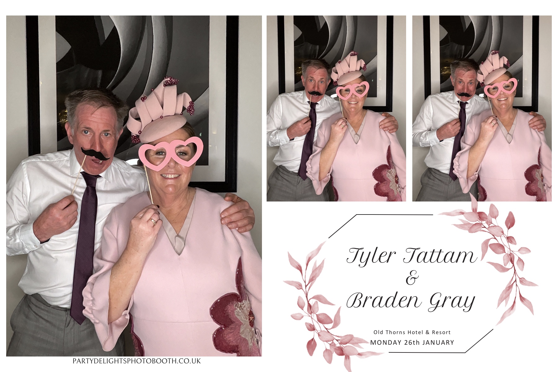 Tyler & Braden's Wedding | View more photos from the event at gallery.partydelightsphotobooth.co.uk/u/PartyDelightsPhotoBooth/Tyler-Bradens-Wedding