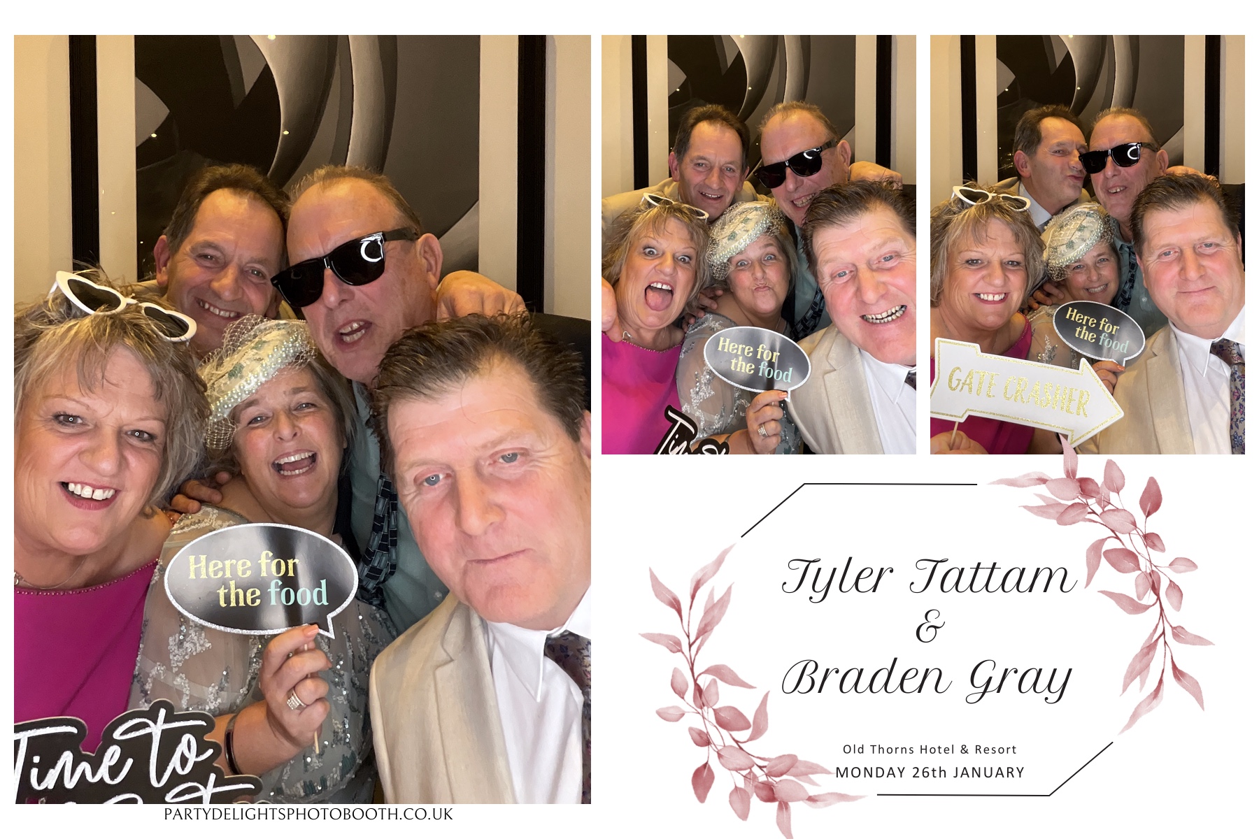 Tyler & Braden's Wedding | View more photos from the event at gallery.partydelightsphotobooth.co.uk/u/PartyDelightsPhotoBooth/Tyler-Bradens-Wedding