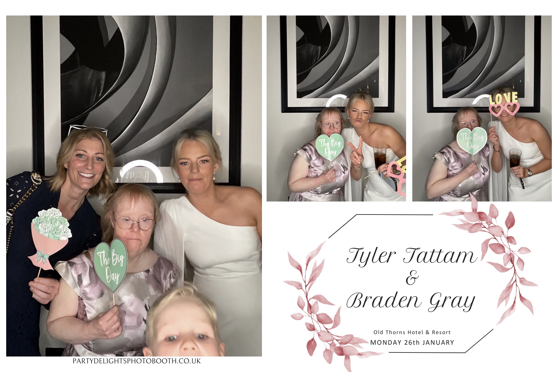 Tyler & Braden's Wedding | View more photos from the event at gallery.partydelightsphotobooth.co.uk/u/PartyDelightsPhotoBooth/Tyler-Bradens-Wedding