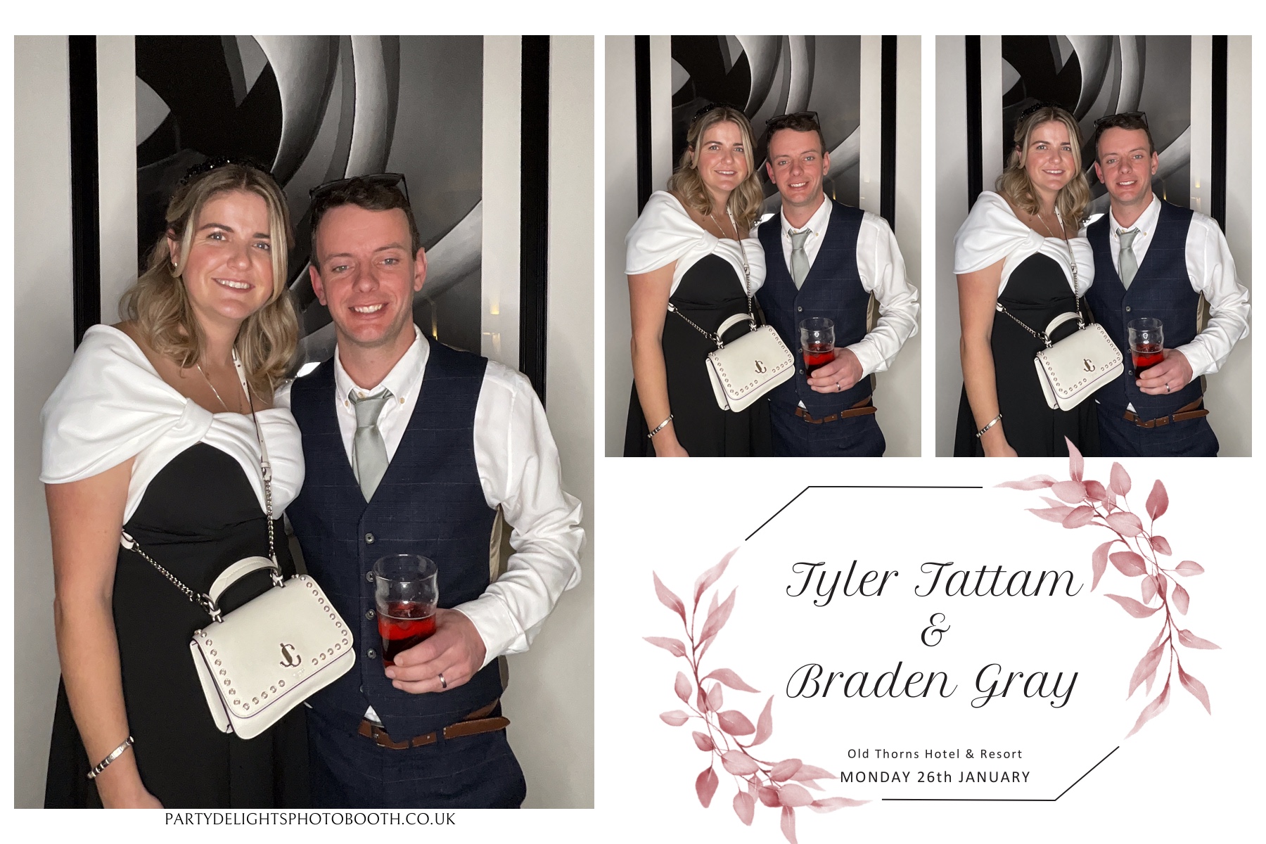 Tyler & Braden's Wedding | View more photos from the event at gallery.partydelightsphotobooth.co.uk/u/PartyDelightsPhotoBooth/Tyler-Bradens-Wedding