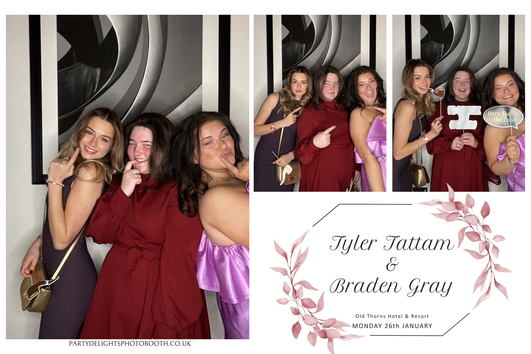 Tyler & Braden's Wedding | View more photos from the event at gallery.partydelightsphotobooth.co.uk/u/PartyDelightsPhotoBooth/Tyler-Bradens-Wedding