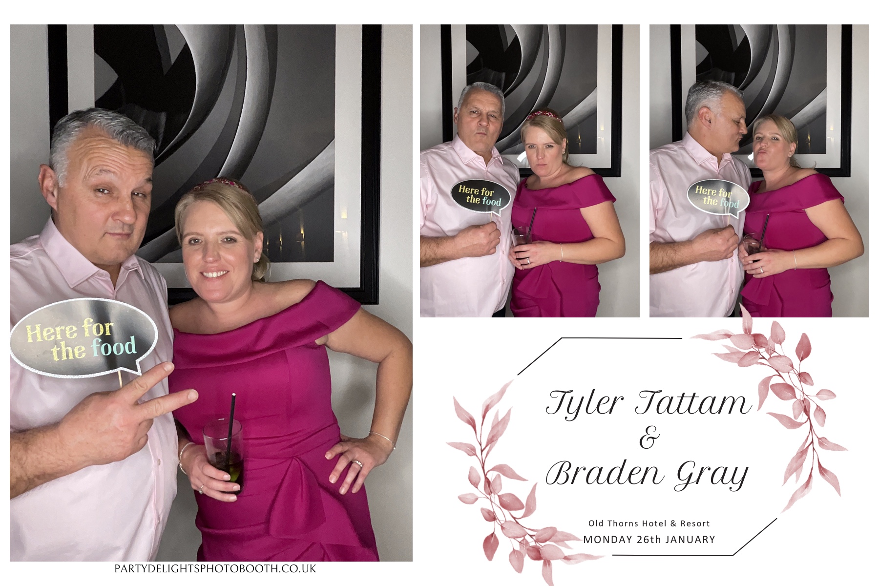 Tyler & Braden's Wedding | View more photos from the event at gallery.partydelightsphotobooth.co.uk/u/PartyDelightsPhotoBooth/Tyler-Bradens-Wedding