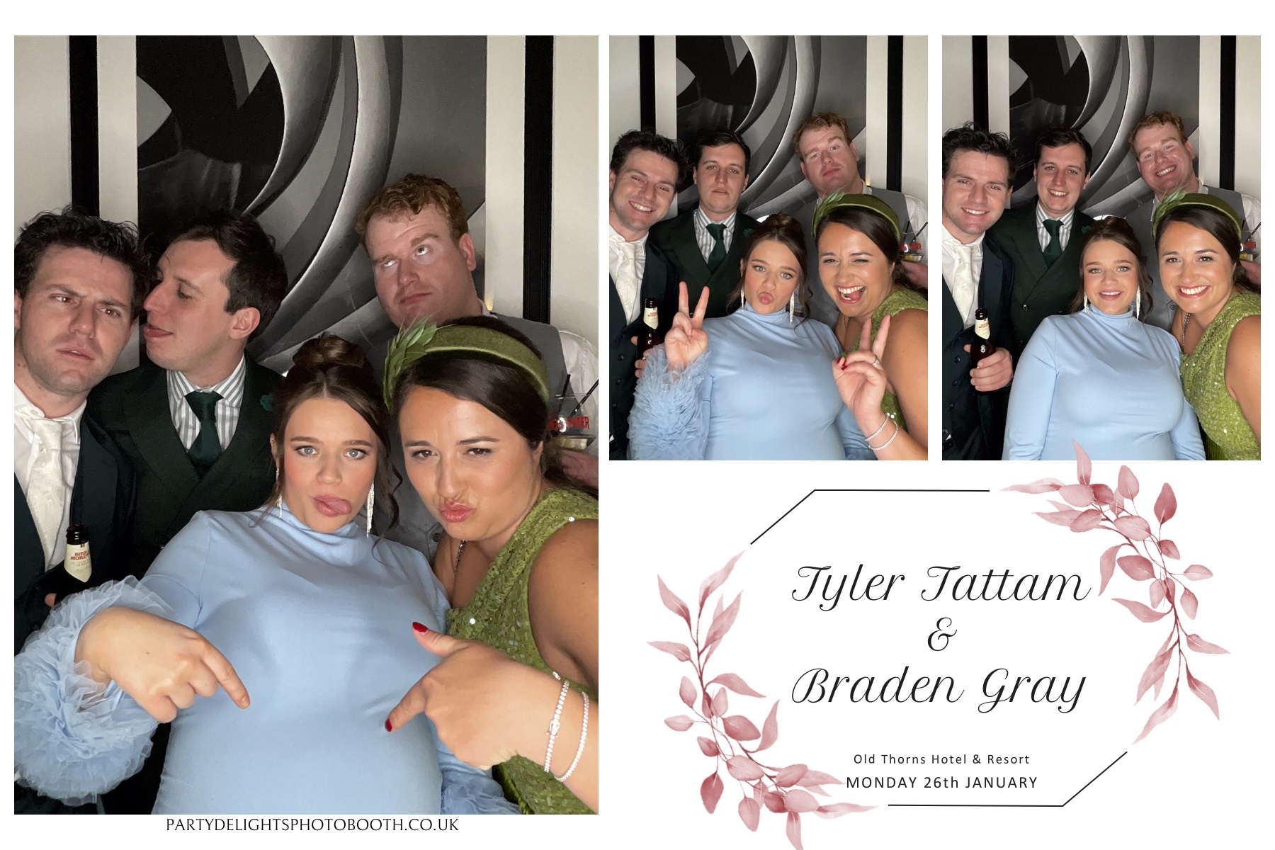 Tyler & Braden's Wedding | View more photos from the event at gallery.partydelightsphotobooth.co.uk/u/PartyDelightsPhotoBooth/Tyler-Bradens-Wedding