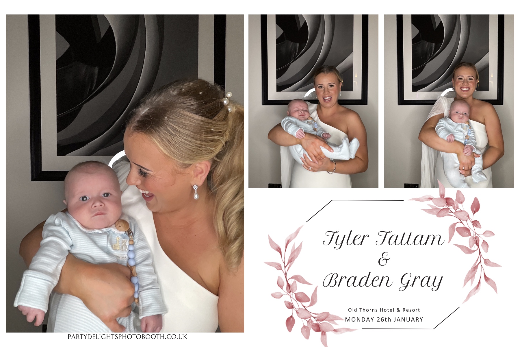 Tyler & Braden's Wedding | View more photos from the event at gallery.partydelightsphotobooth.co.uk/u/PartyDelightsPhotoBooth/Tyler-Bradens-Wedding