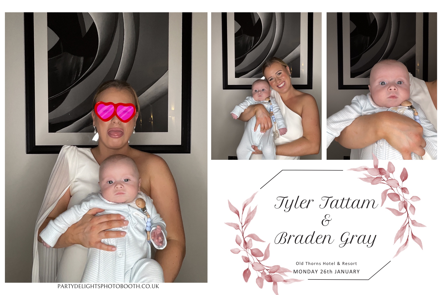 Tyler & Braden's Wedding | View more photos from the event at gallery.partydelightsphotobooth.co.uk/u/PartyDelightsPhotoBooth/Tyler-Bradens-Wedding