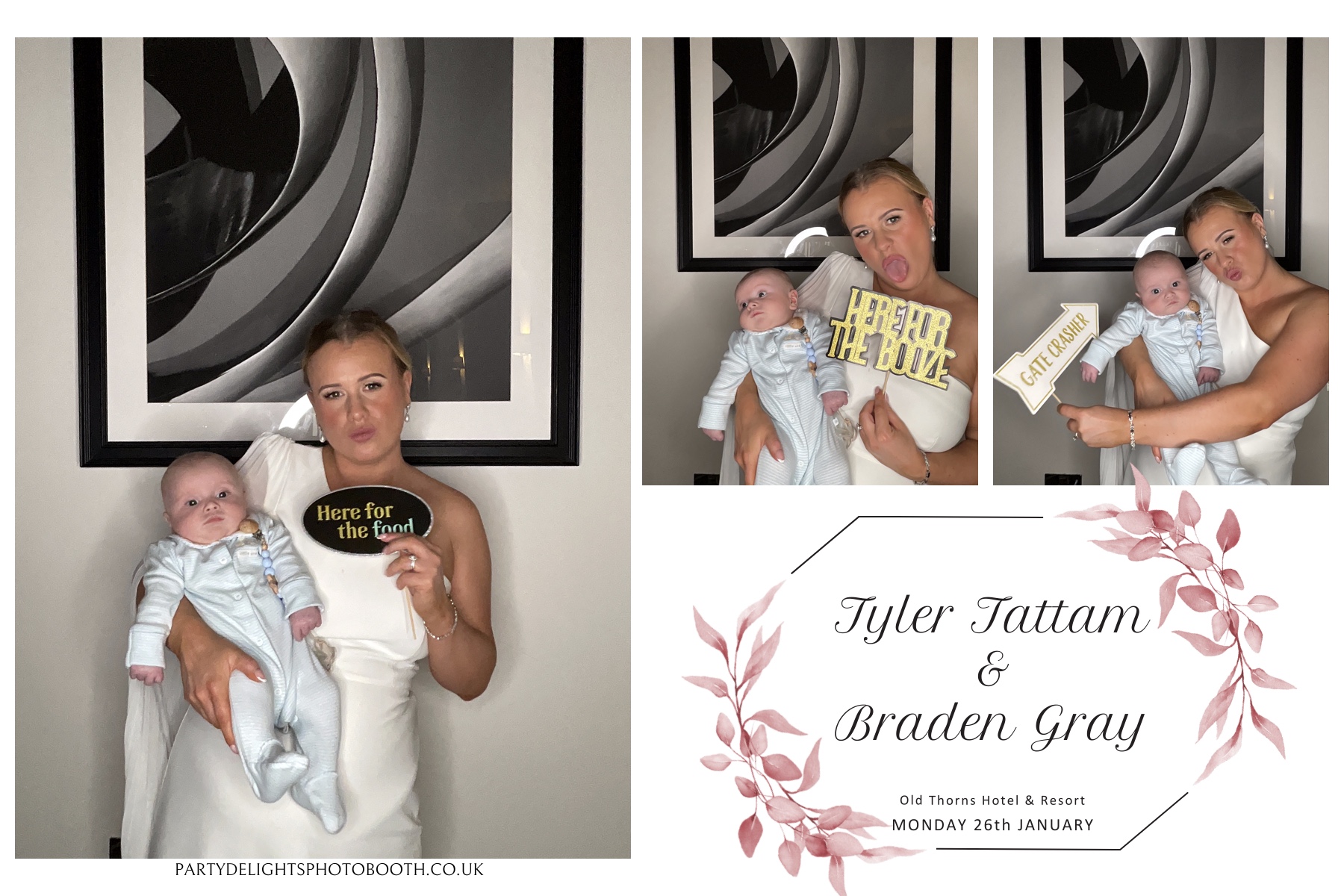 Tyler & Braden's Wedding | View more photos from the event at gallery.partydelightsphotobooth.co.uk/u/PartyDelightsPhotoBooth/Tyler-Bradens-Wedding