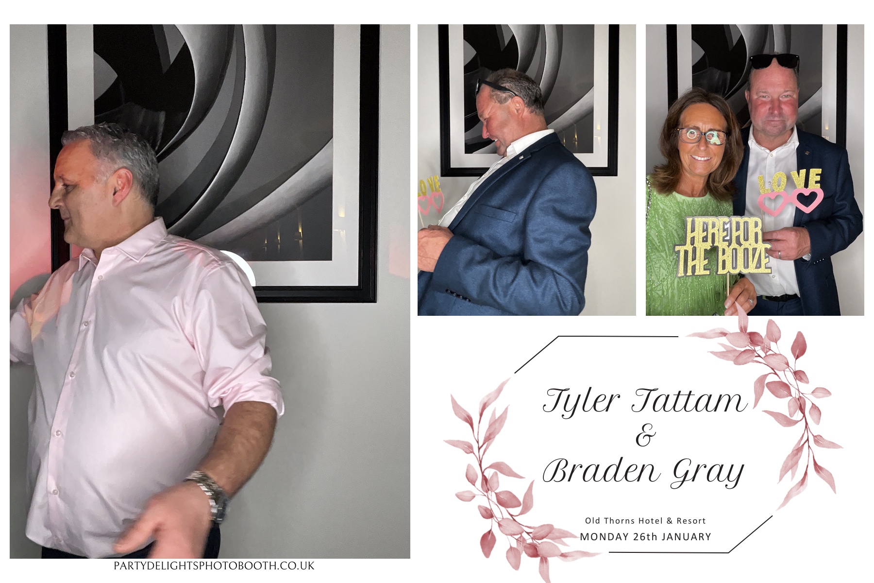 Tyler & Braden's Wedding | View more photos from the event at gallery.partydelightsphotobooth.co.uk/u/PartyDelightsPhotoBooth/Tyler-Bradens-Wedding