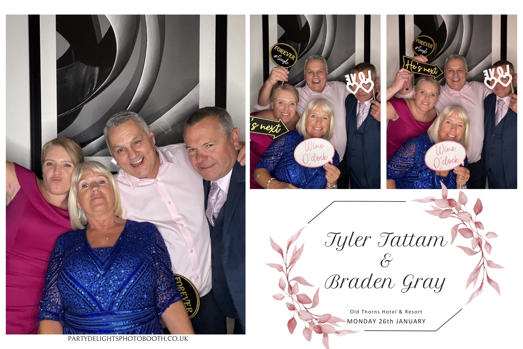 Tyler & Braden's Wedding | View more photos from the event at gallery.partydelightsphotobooth.co.uk/u/PartyDelightsPhotoBooth/Tyler-Bradens-Wedding