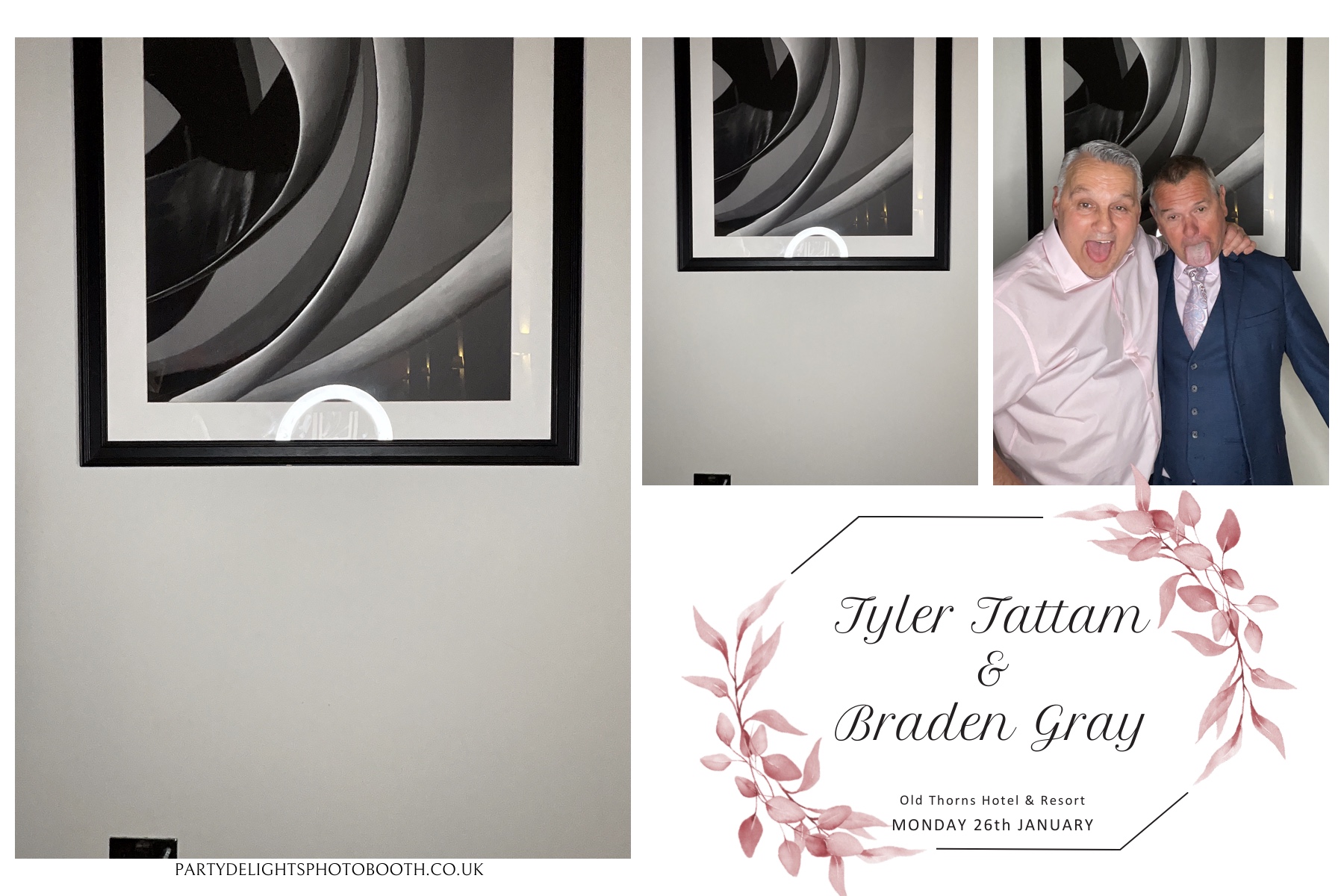 Tyler & Braden's Wedding | View more photos from the event at gallery.partydelightsphotobooth.co.uk/u/PartyDelightsPhotoBooth/Tyler-Bradens-Wedding