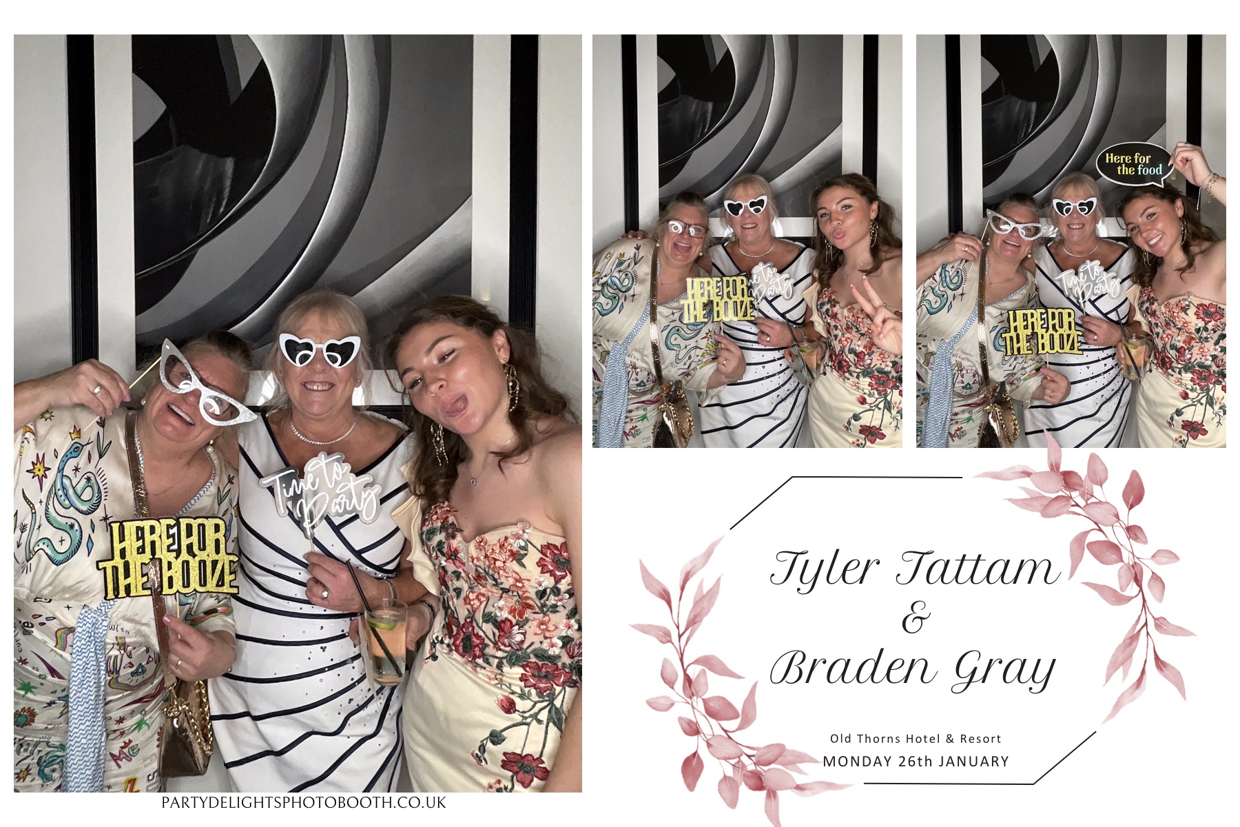 Tyler & Braden's Wedding | View more photos from the event at gallery.partydelightsphotobooth.co.uk/u/PartyDelightsPhotoBooth/Tyler-Bradens-Wedding