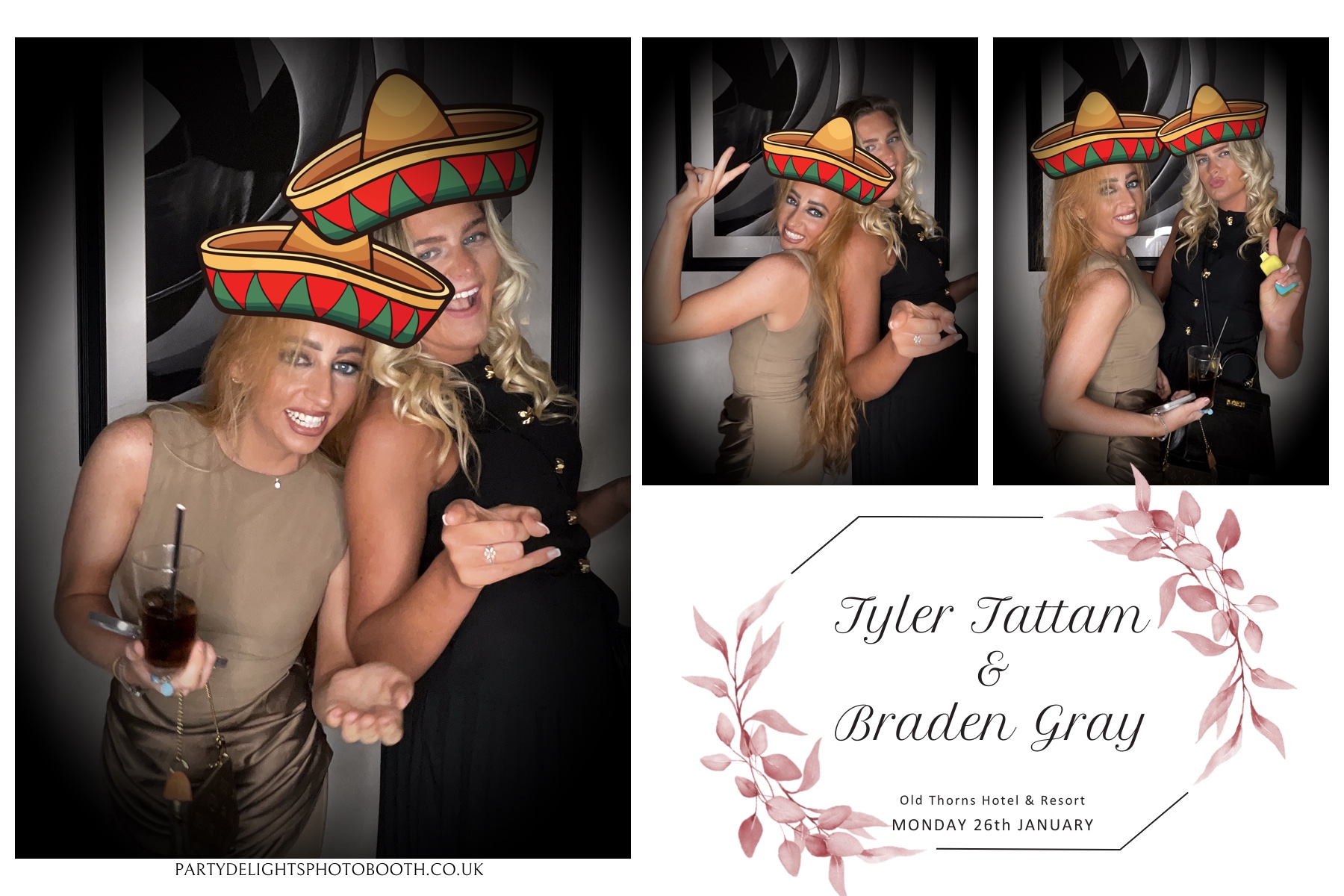 Tyler & Braden's Wedding | View more photos from the event at gallery.partydelightsphotobooth.co.uk/u/PartyDelightsPhotoBooth/Tyler-Bradens-Wedding