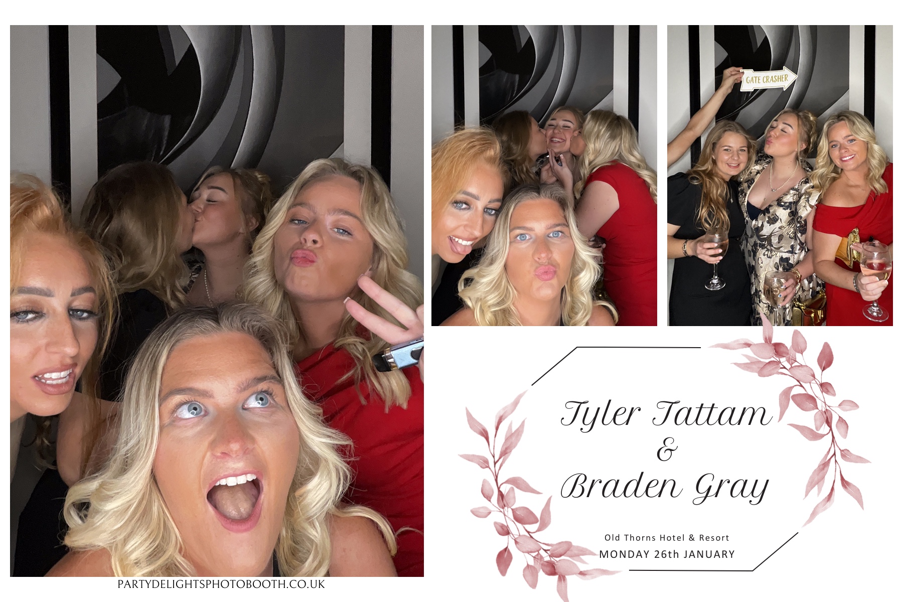 Tyler & Braden's Wedding | View more photos from the event at gallery.partydelightsphotobooth.co.uk/u/PartyDelightsPhotoBooth/Tyler-Bradens-Wedding