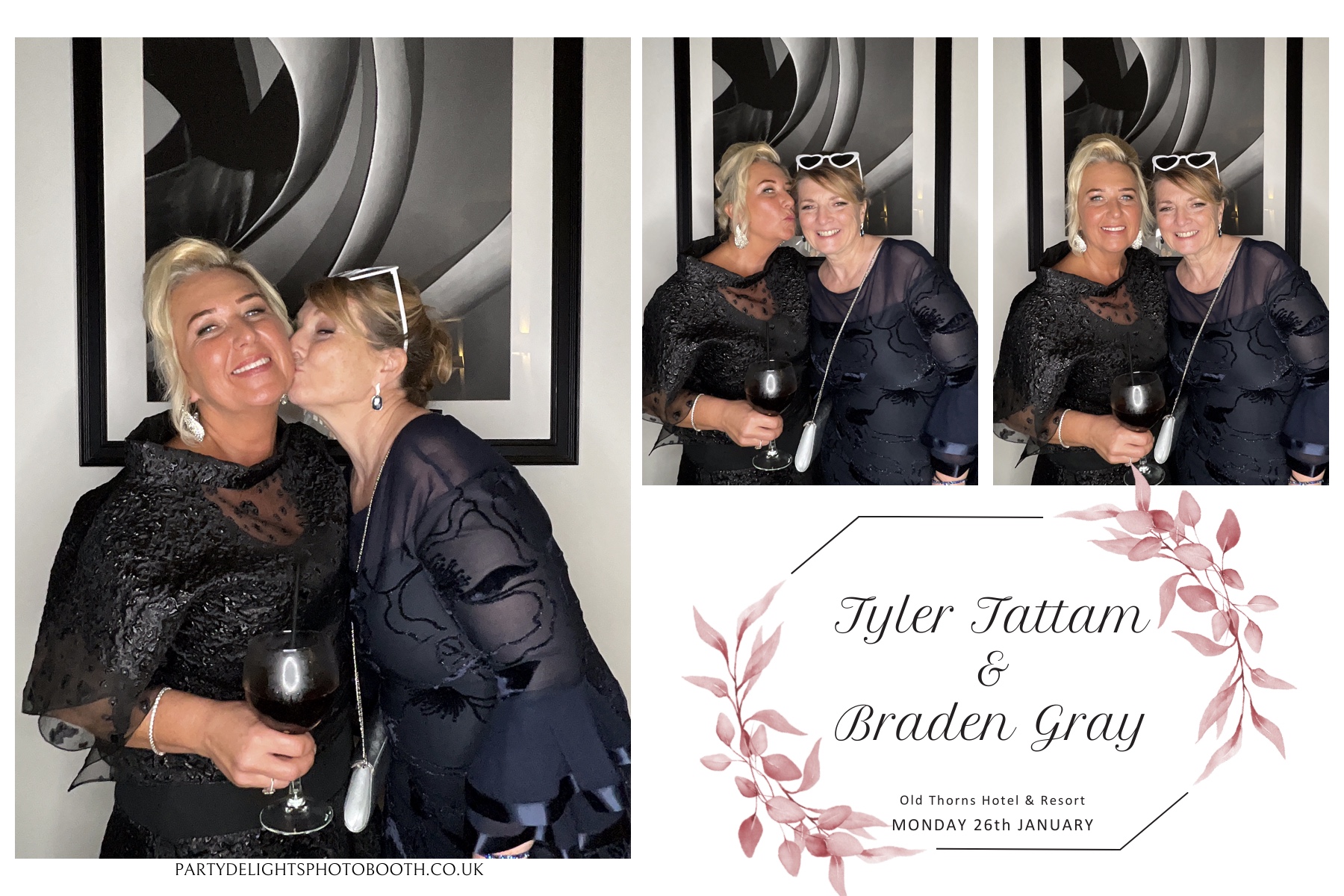 Tyler & Braden's Wedding | View more photos from the event at gallery.partydelightsphotobooth.co.uk/u/PartyDelightsPhotoBooth/Tyler-Bradens-Wedding