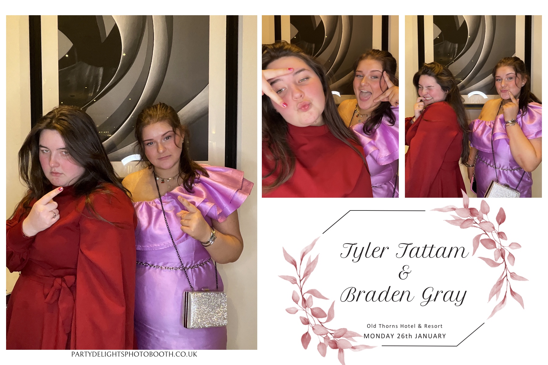 Tyler & Braden's Wedding | View more photos from the event at gallery.partydelightsphotobooth.co.uk/u/PartyDelightsPhotoBooth/Tyler-Bradens-Wedding