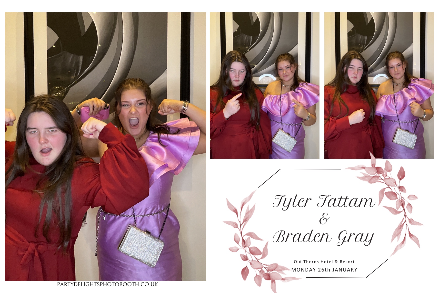 Tyler & Braden's Wedding | View more photos from the event at gallery.partydelightsphotobooth.co.uk/u/PartyDelightsPhotoBooth/Tyler-Bradens-Wedding